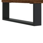 vidaXL Meuble TV Chêne marron 80x36x50 cm Bois d'ingénierie