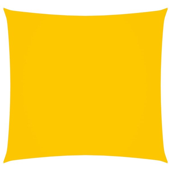 vidaXL Voile de parasol Tissu Oxford carré 3x3 m Jaune