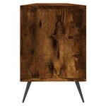 vidaXL Meuble TV chêne fumé 150x30x44 5 cm bois d'ingénierie