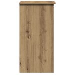 vidaXL Bureau avec étagères chêne artisanal bois d'ingénierie