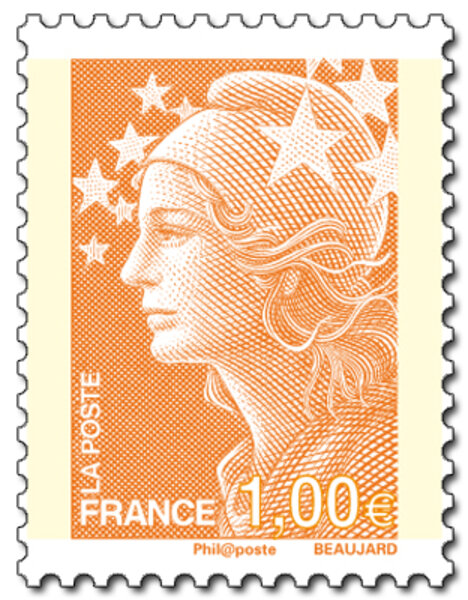 Timbre Marianne Orange