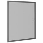 vidaXL Écran anti-insectes pour fenêtres Anthracite 120 x 140 cm