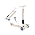 Trottinette 3 roues JUNIOR FOLDABLE LIGHTS ESSENTIAL  Coconut Beige
