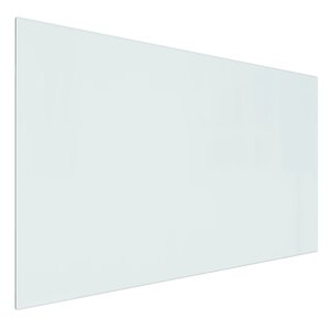 vidaXL Plaque de verre pour cheminée rectangulaire 100x60 cm