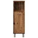 vidaXL Armoire de salle de bain vieux bois 30x30x95 cm bois ingénierie