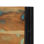 vidaXL Tête de lit 180 cm bois massif récupéré et fer