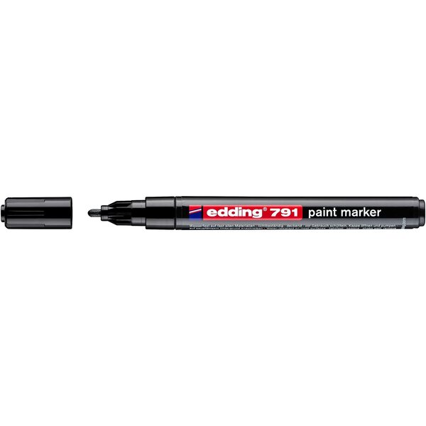 Marqueur Peinture 791 noir 1-2 mm EDDING