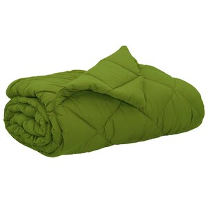vidaXL Duvet d'été simple Vert 220 x 200 cm Microfibre