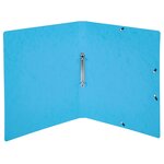 Classeur 2 Anneaux 15mm Carte Lustrée Imprimée - A4 - Turquoise - X 10 - Exacompta
