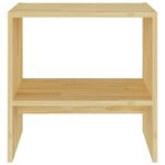 vidaXL Table de chevet 40x30 5x40 cm bois de pin massif