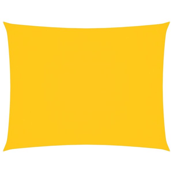 vidaXL Voile de parasol tissu oxford rectangulaire 3 5x5 m jaune