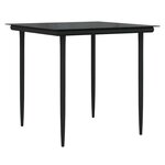 vidaXL Ensemble de salle à manger pour jardin 5 Pièces Gris polyrotin