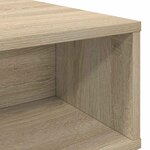 vidaXL Table basse Chêne Sonoma 100 x 46 x 35 cm Bois d'ingénierie