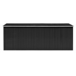 Vidaxl abri de jardin 257x489x181 cm métal anthracite