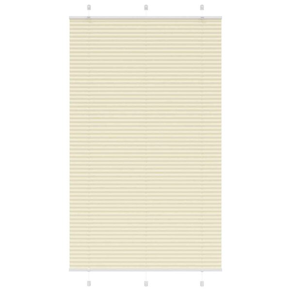 vidaXL Store plissé crème 120x200cm largeur du tissu 119 4cm polyester