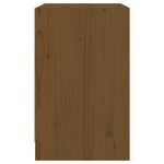 vidaXL Table de chevet Marron miel 40x31x50 cm Bois de pin massif