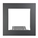 Cadre d'encastrement PROFIL + : STEELBOX, @BOX300 - Gris 7016 - Decayeux