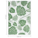 vidaXL Tapis d'extérieur Vert 160x230 cm PP