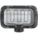 Barbecue électrique sur pieds 2 en 1 2200W - 2 en 1 - 2 hauteurs - Thermostat ajustable