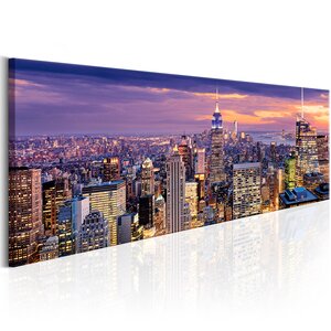 Tableau - city awakening l x h en cm 120x40