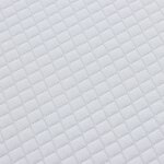vidaXL Matelas Blanc  Gris 140 x 200 cm Mousse