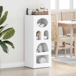 vidaXL Buffet Blanc 40 x 35 x 100 5 cm Bois d'ingénierie