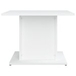 vidaXL Table basse Blanc 55 5x55 5x40 cm Aggloméré