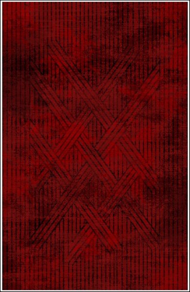 Tapis de salon FISUN 80 x 150 cm - Rouge