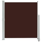 vidaXL Auvent latéral rétractable de patio 160x300 cm Marron