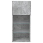 vidaXL Meubles TV avec lumières LED 2 Pièces gris béton 40 5x30x90 cm