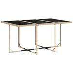 vidaXL Ensemble à manger de jardin et coussins 7 Pièces beige poly rotin