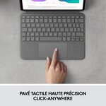 Clavier et étui - tablette - logitech - combo touch ipad pro 11 - apple