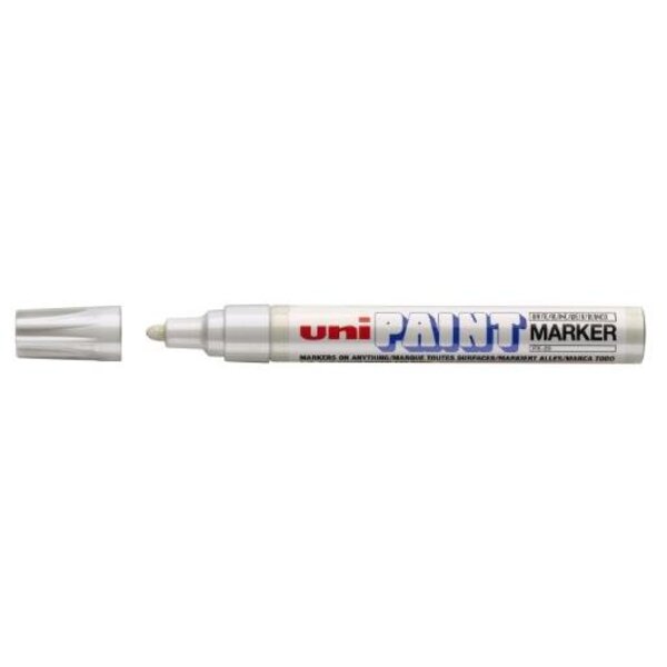 Marqueur Pointe conique moyenne PAINT Marker PX20 2 2 - 2 8mm Blanc UNI-BALL