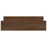 vidaXL Cadre de lit sans matelas chêne marron 160x200 cm
