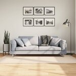 vidaXL Tapis HUARTE à poils courts doux et lavable beige 100x200 cm