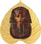 Pièce de monnaie en Argent 1 Dollar g 31.1 (1 oz) Millésime 2025 Leaves Of The Nile TUTANKHAMUN