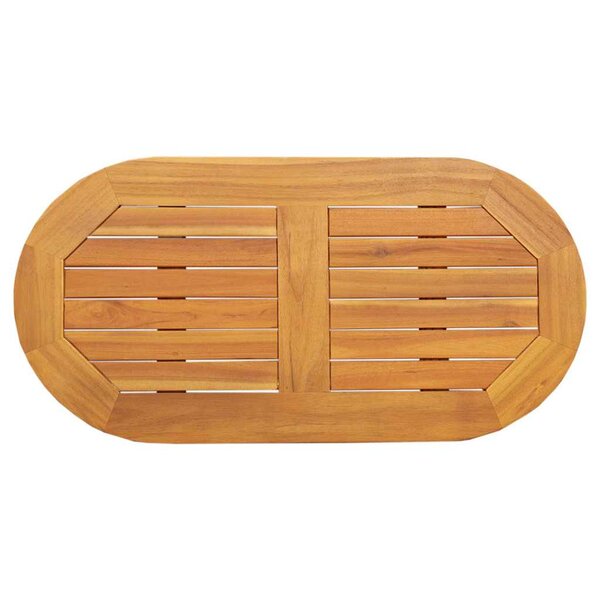 vidaXL Plateau de table Huile Naturelle 80 x 40 x 2 cm