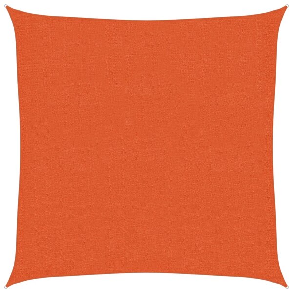 vidaXL Voile d'ombrage 160 g/m² Orange 3x3 m PEHD