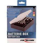 Boîte de rangement pour batteries, pour 48 batteries ANSMANN