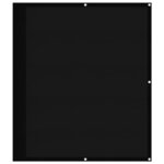 vidaXL Écran de balcon noir 120x700 cm 100  polyester oxford