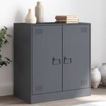 vidaXL Buffet anthracite 67x39x73 cm acier