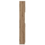 vidaXL Meuble de salle de bain Chêne artisanal 32x25 5x190 cm Bois d'ingénierie