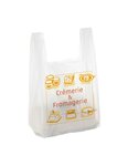 (lot  de 500) sac bretelle 50 µ liassé impression métier boulangerie & pâtisserie