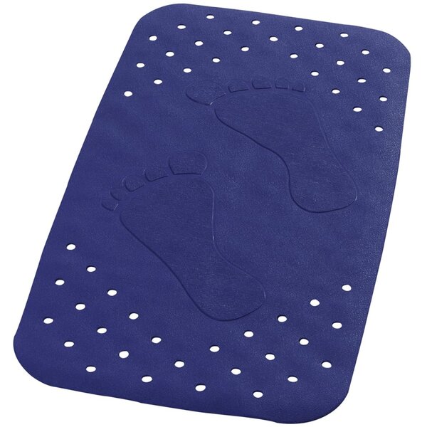 RIDDER Tapis de bain antidérapant Plattfuß 72 x 38 cm Bleu 67063