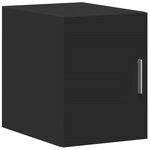 vidaXL Armoire de rangement mince noir 30x42 5x225cm bois d'ingénierie
