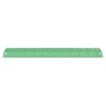 vidaXL Serre avec cadre en acier vert 110 m² 22x5x2 3 m