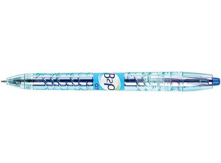 Stylo bille encre gel B2P Pte moyenne 0,7mm Tracé 0,4 mm Bleu