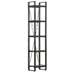 vidaXL Bibliothèque à 5 niveaux 40x30x180 cm Bois de manguier massif