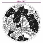 vidaXL Tapis d'extérieur ARAKIL vert Ø200 cm PP