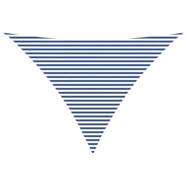 vidaXL Voile d'ombre Bleu et Blanc 5 x 5 x 6 m 100   polyester Oxford